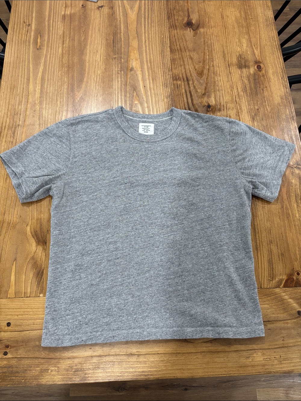 Buck Mason Field-Spec Cotton Heavy Tee - Gray